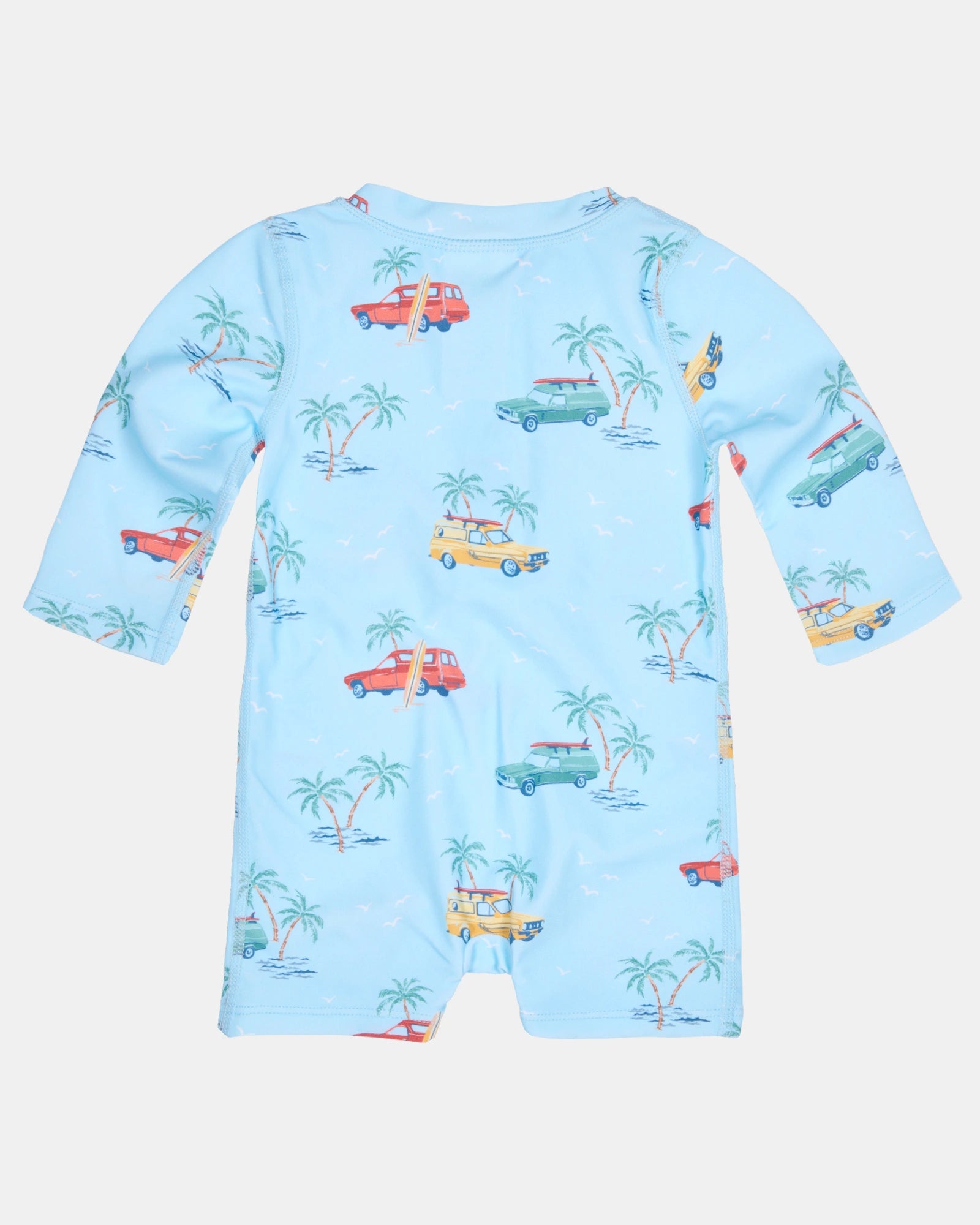 Toshi Swim Onesie L/S Splash - Swell Seekers Sky 00