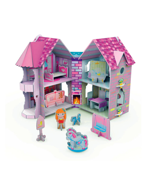 Sassi Jr 3D Dolls House And Book