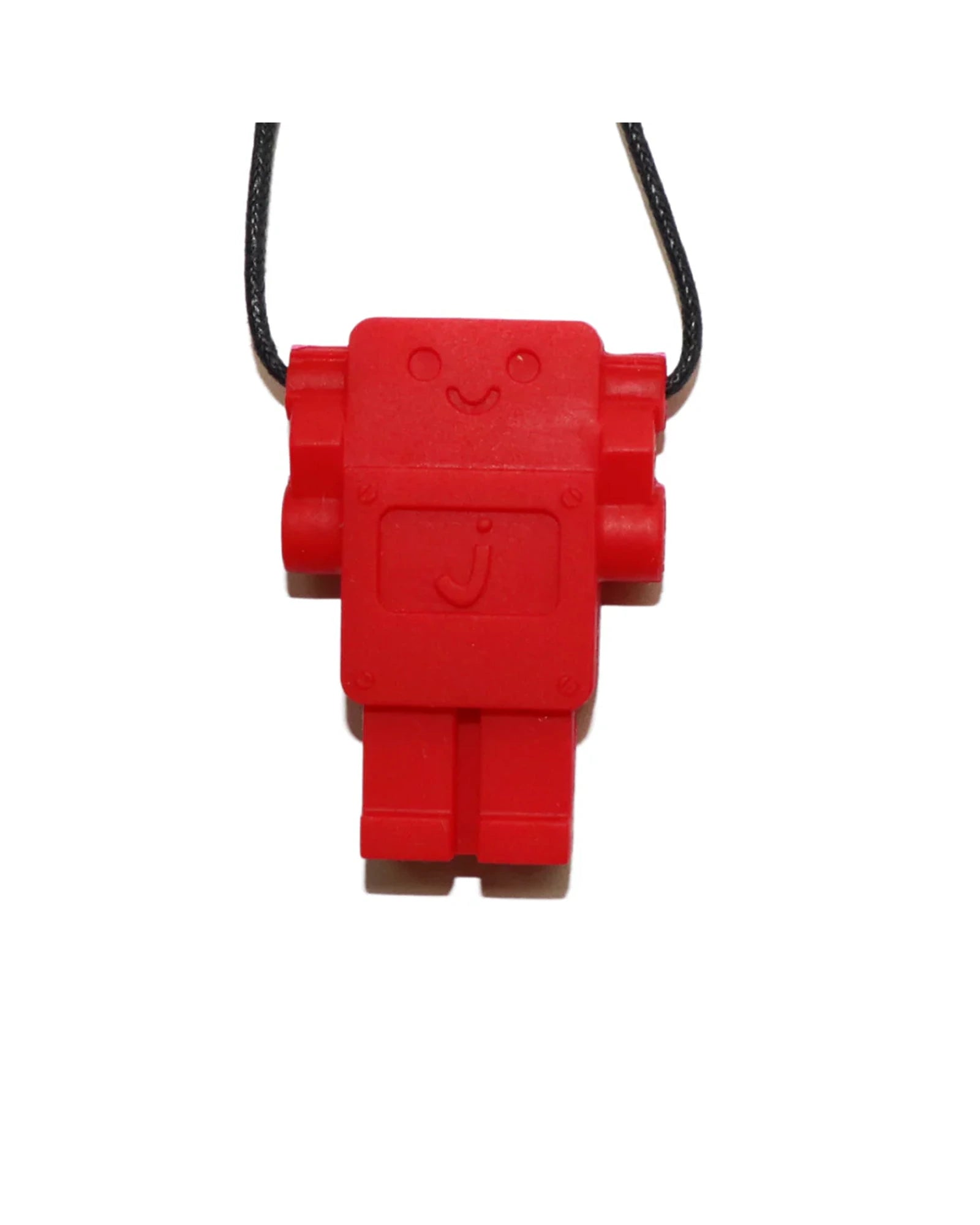 Robot Chew Pendant Red