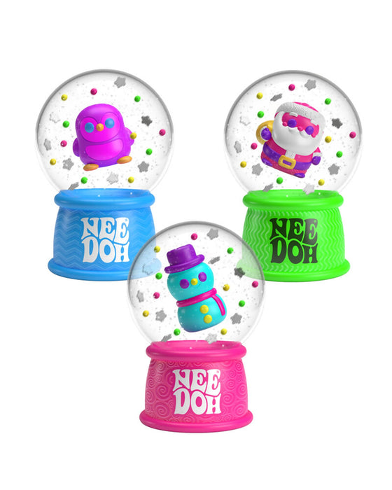 Schylling - Squish n Snow Globe NeeDoh - Assorted