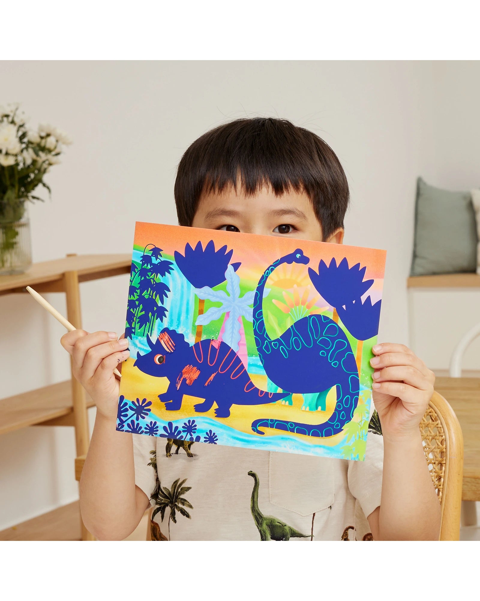 Scratch Art - Dinosaurs