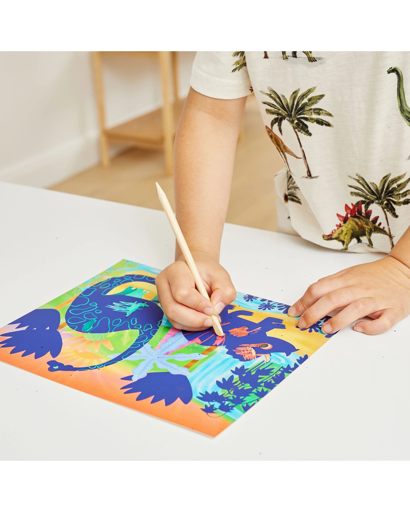 Scratch Art - Dinosaurs