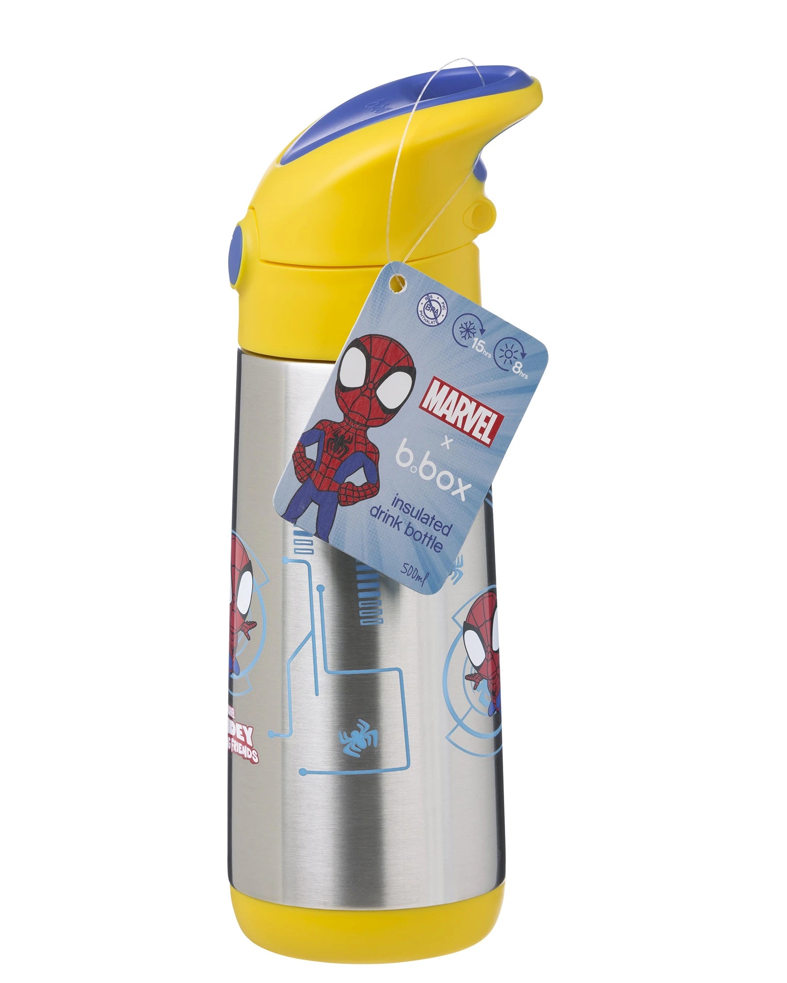 b.box Marvel Spidey Insulated Drink Bottle 500ml