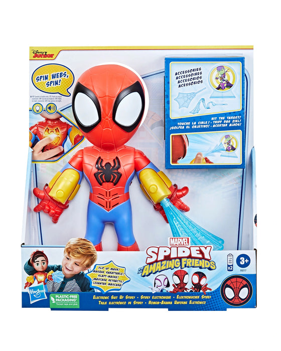 Spidey and His Amazing Friends Electronic Suit Up Spidey
