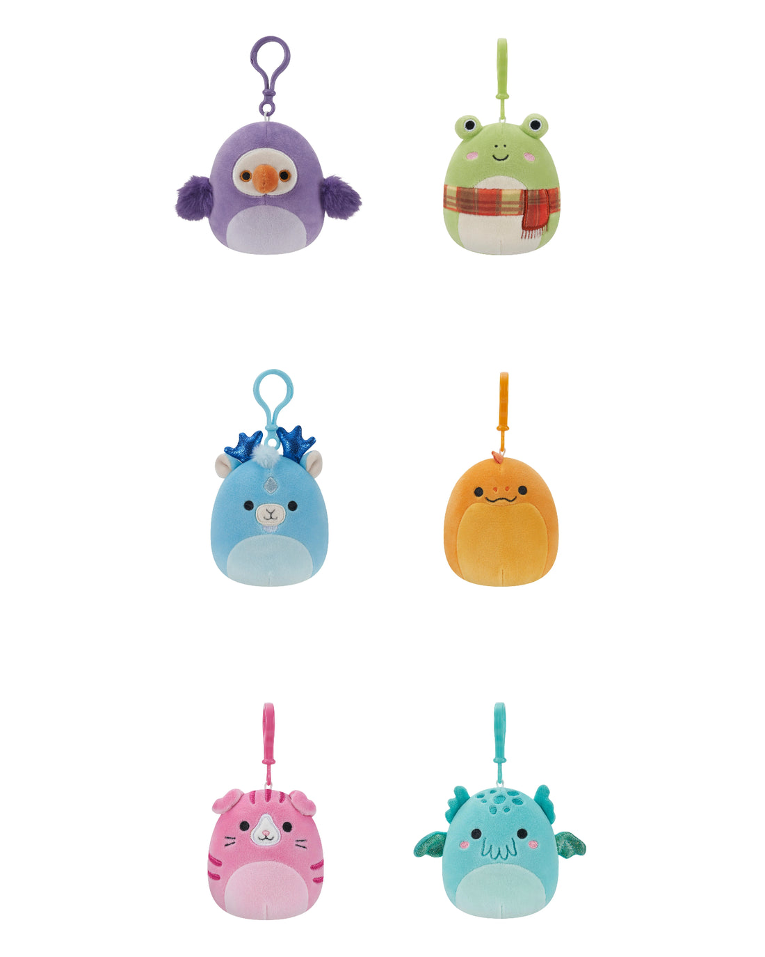 Squishmallows 3.5 inch Clip-ons Assorted