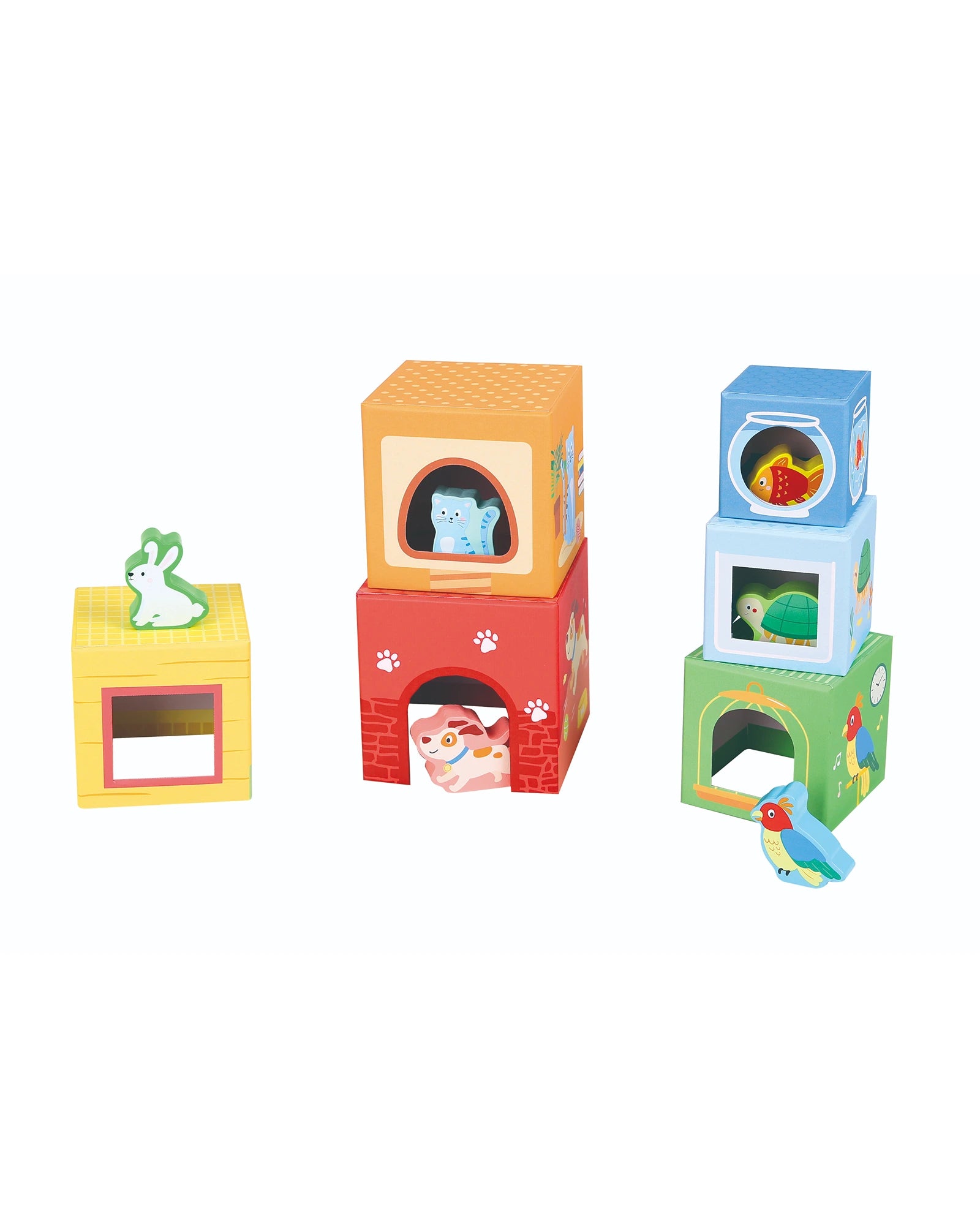 Stacking Cubes With Pets