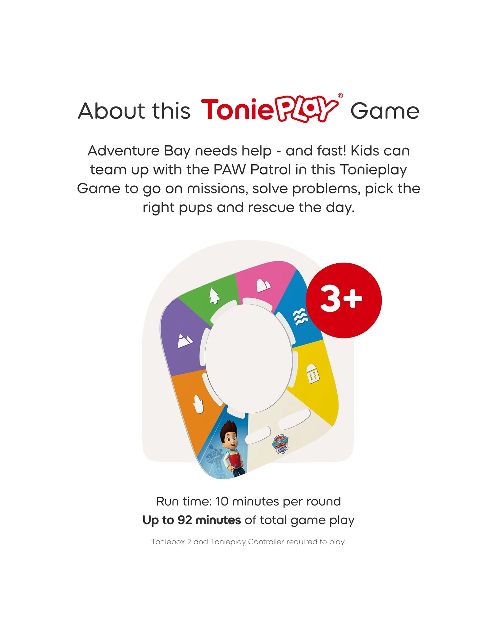 Tonies PAW Patrol Toniebox 2 Full Play Set - Sunset Red