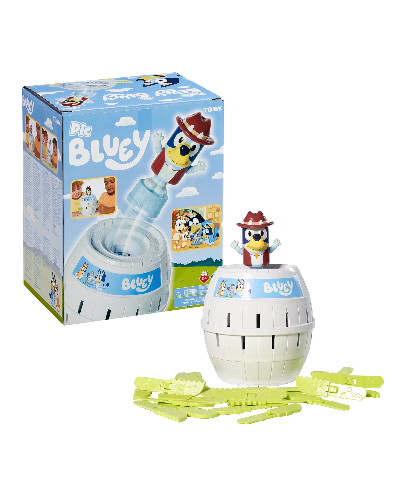 TOMY Pop Up Bluey Game