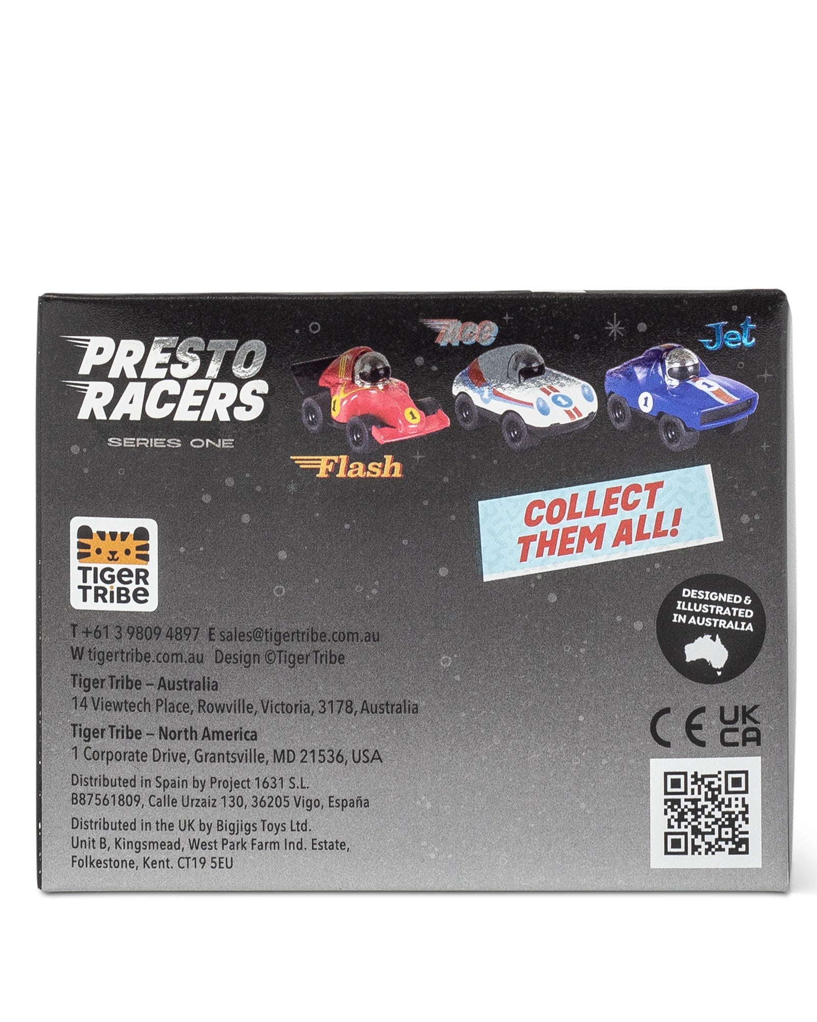 Tiger Tribe Presto Racers - Ace (White)