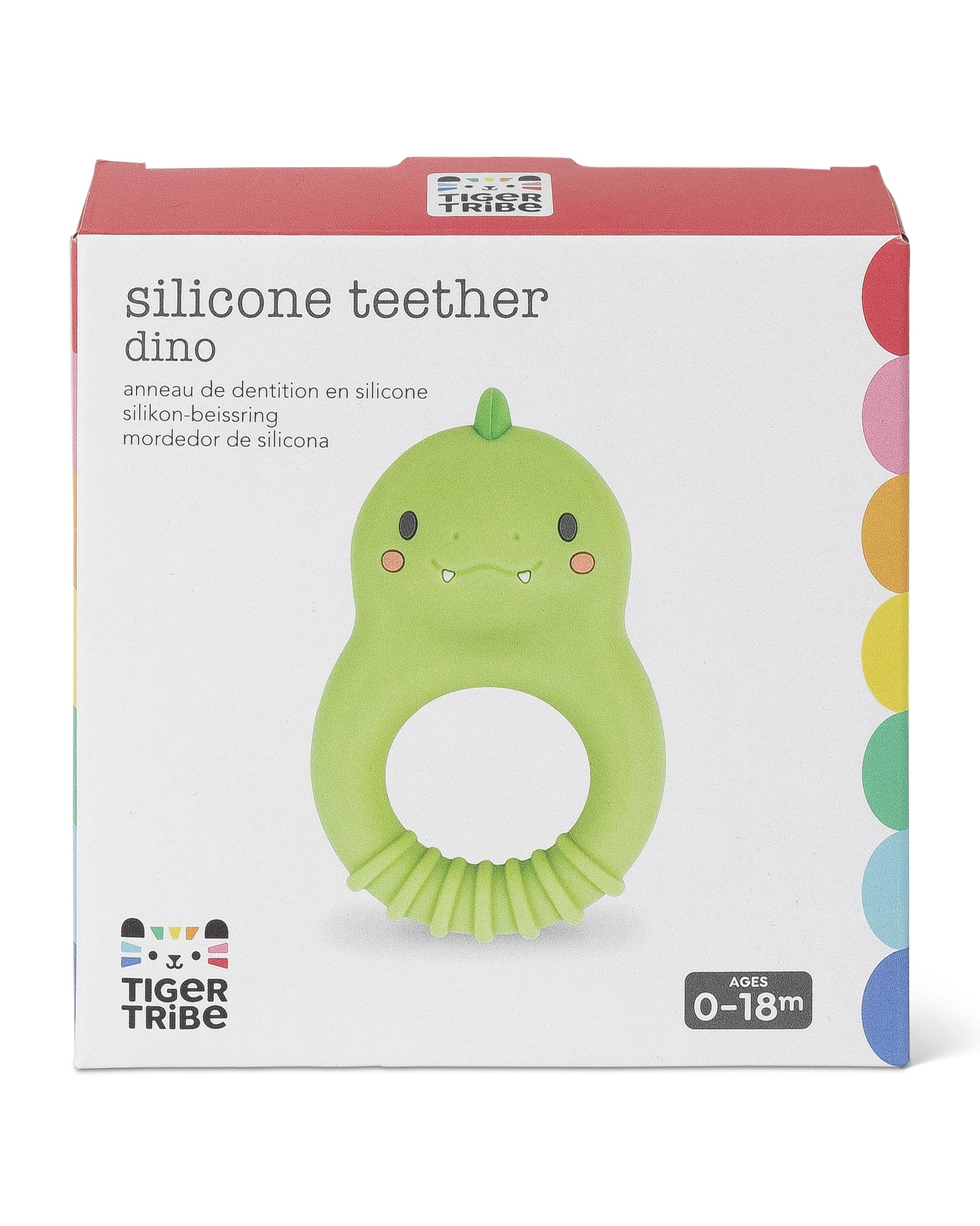 Tiger Tribe Silicone Teether - Dino