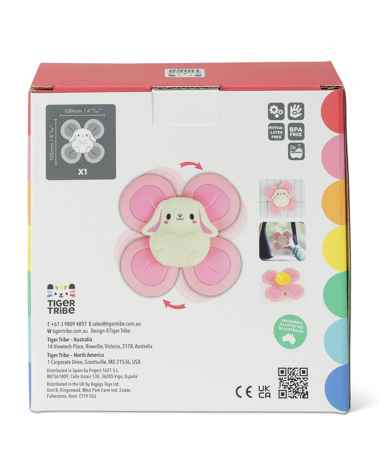 Tiger Tribe Sensory Spinner - Bunny