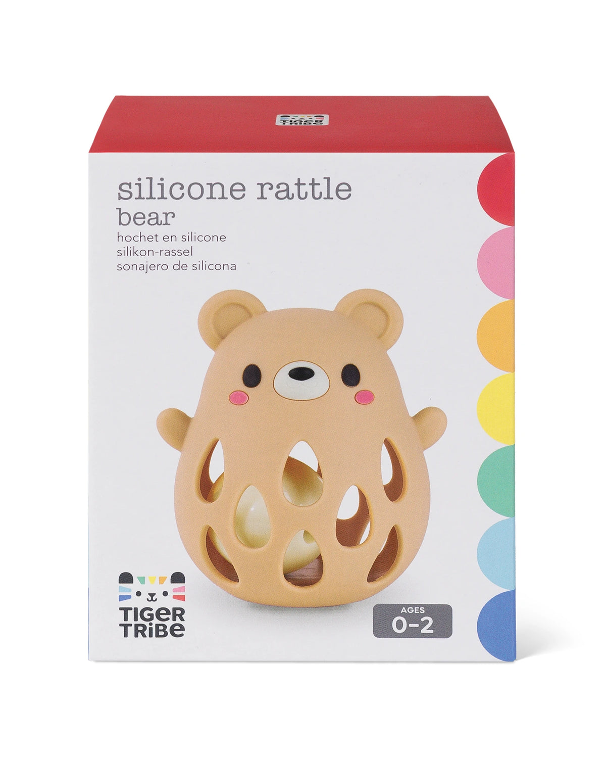 Silicone Rattle - Bear