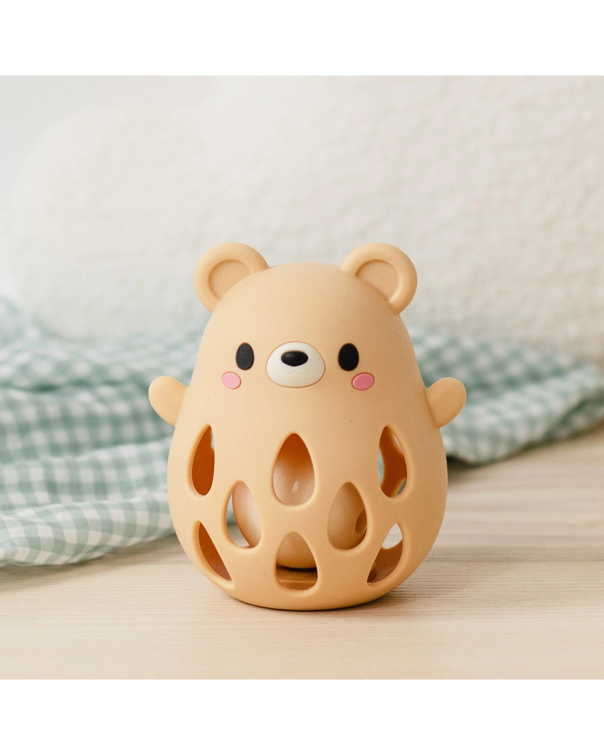 Silicone Rattle - Bear