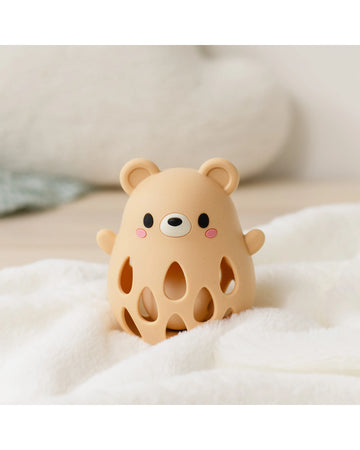 Silicone Rattle - Bear