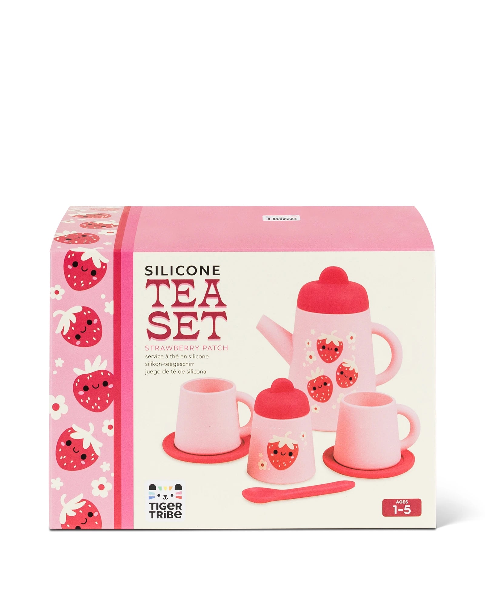 Silicone Tea Set - Strawberry Patch