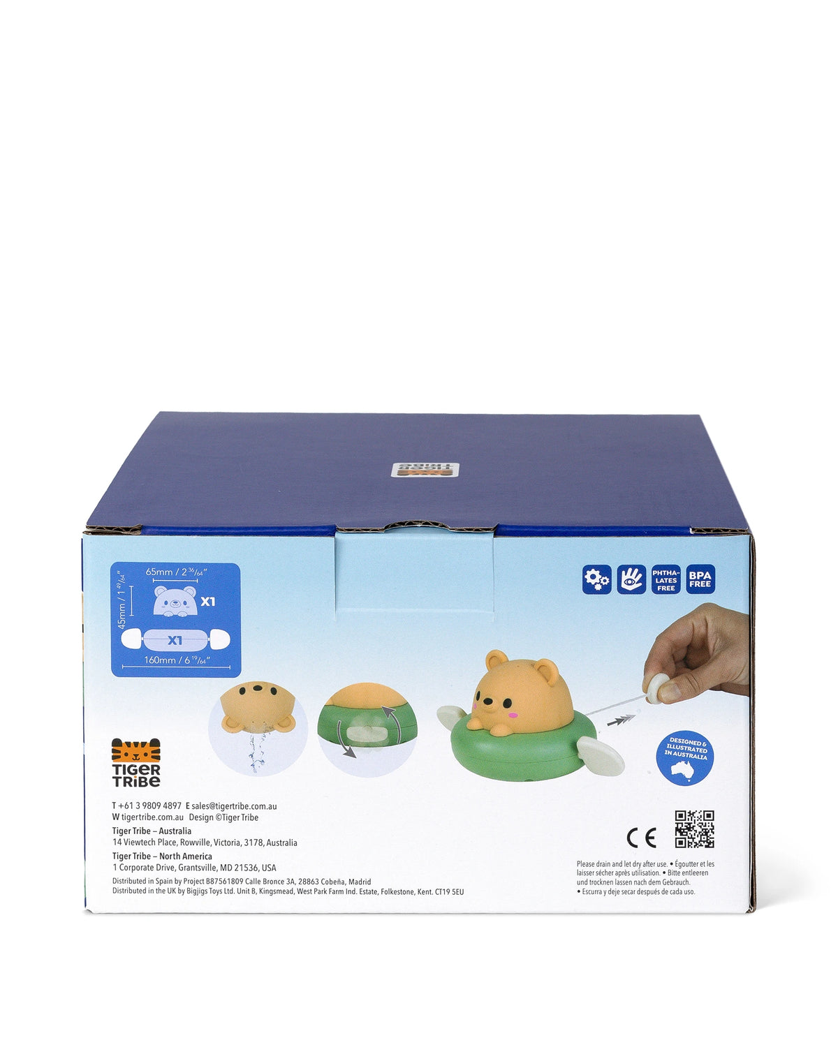 Bath Paddle Boat - Bear
