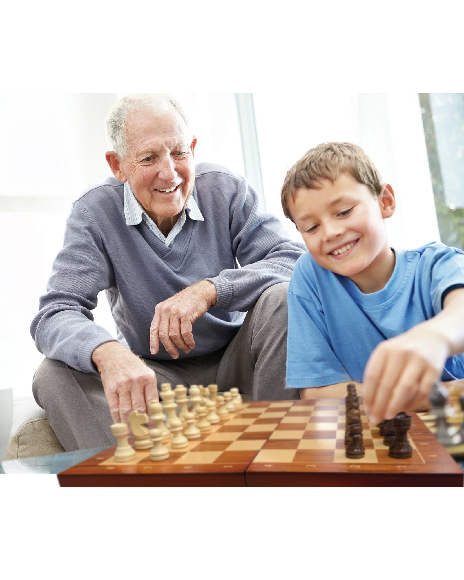 Folding Wood Chess Set
