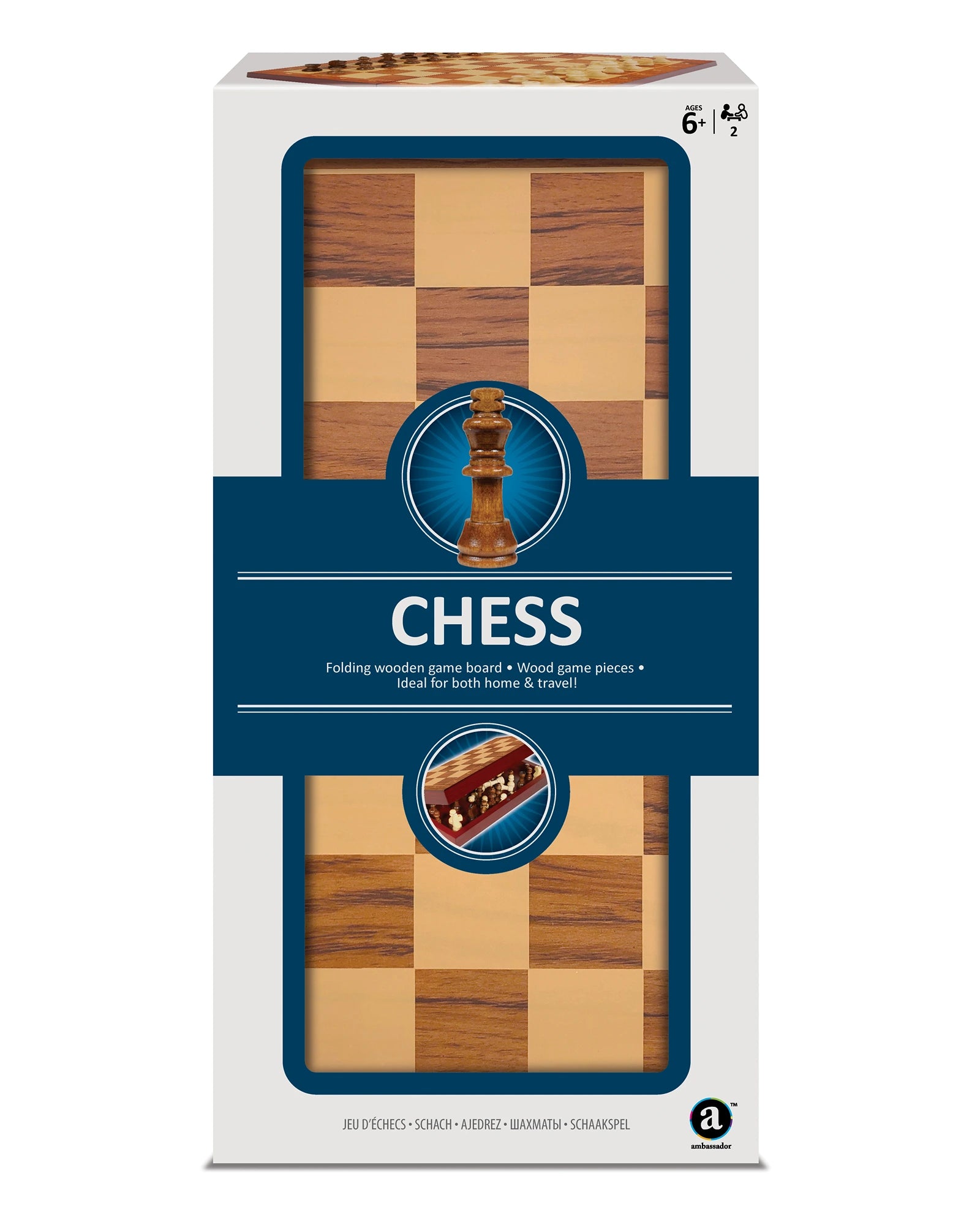 Folding Wood Chess Set