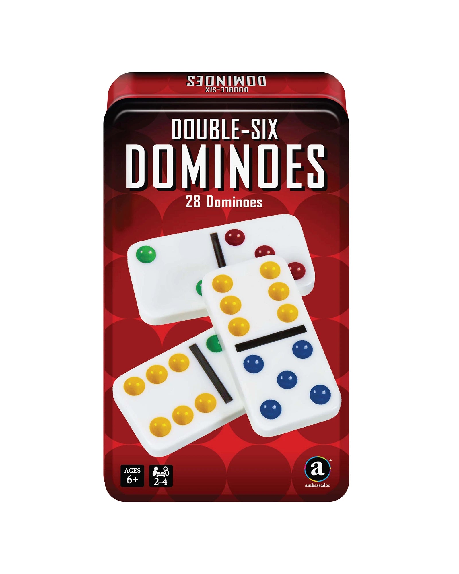 Double 6 Dominoes In Tin Box