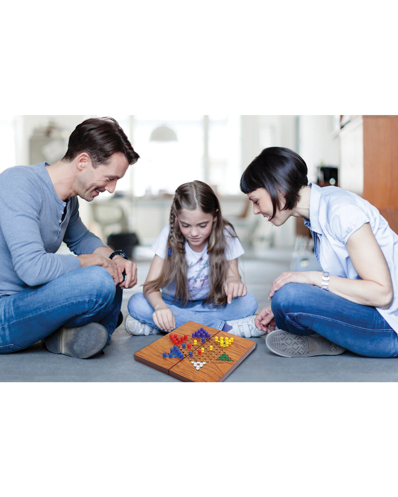 Folding Wood Chinese Checkers