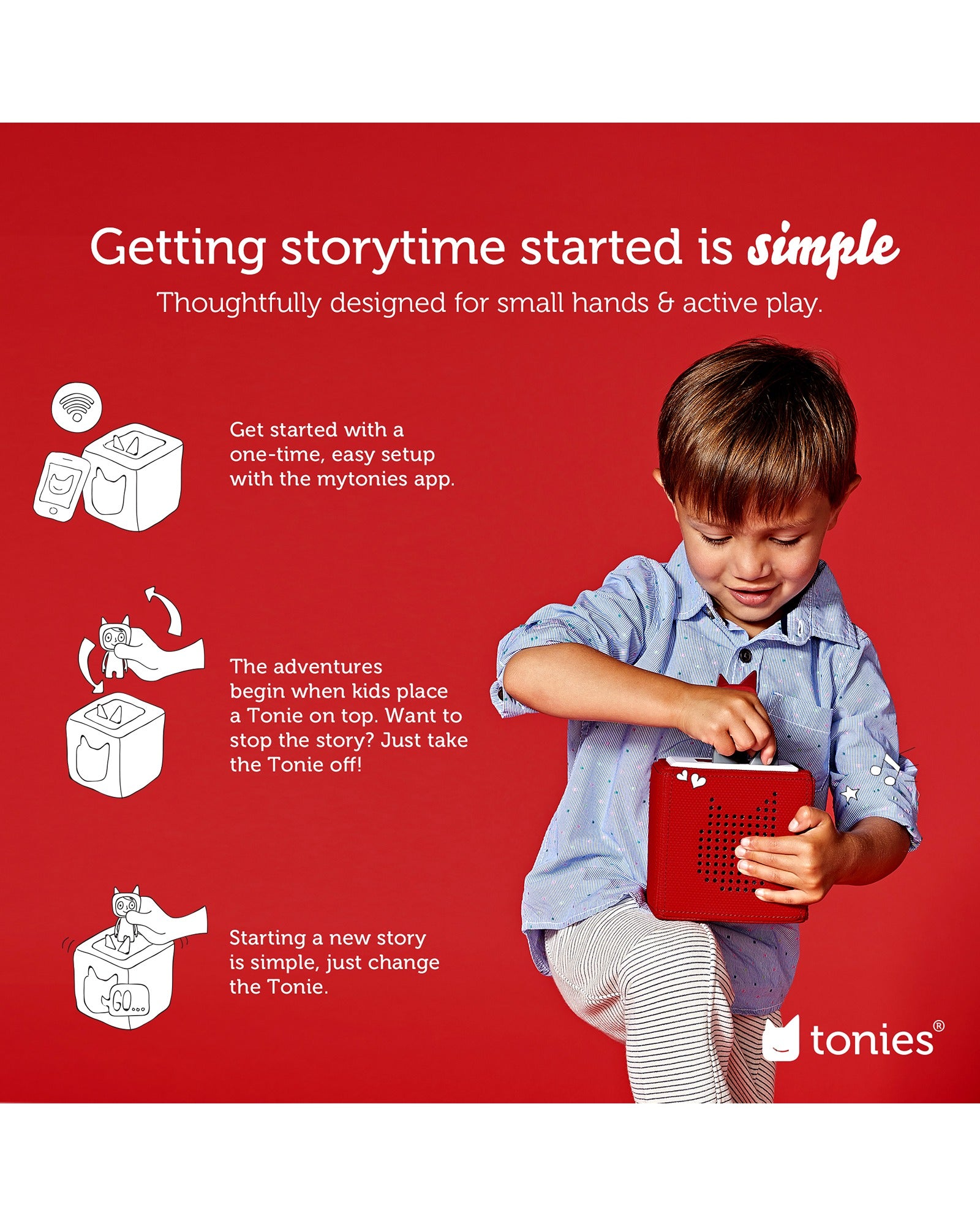 Tonies Toniebox Playtime Puppy Starter Set Red