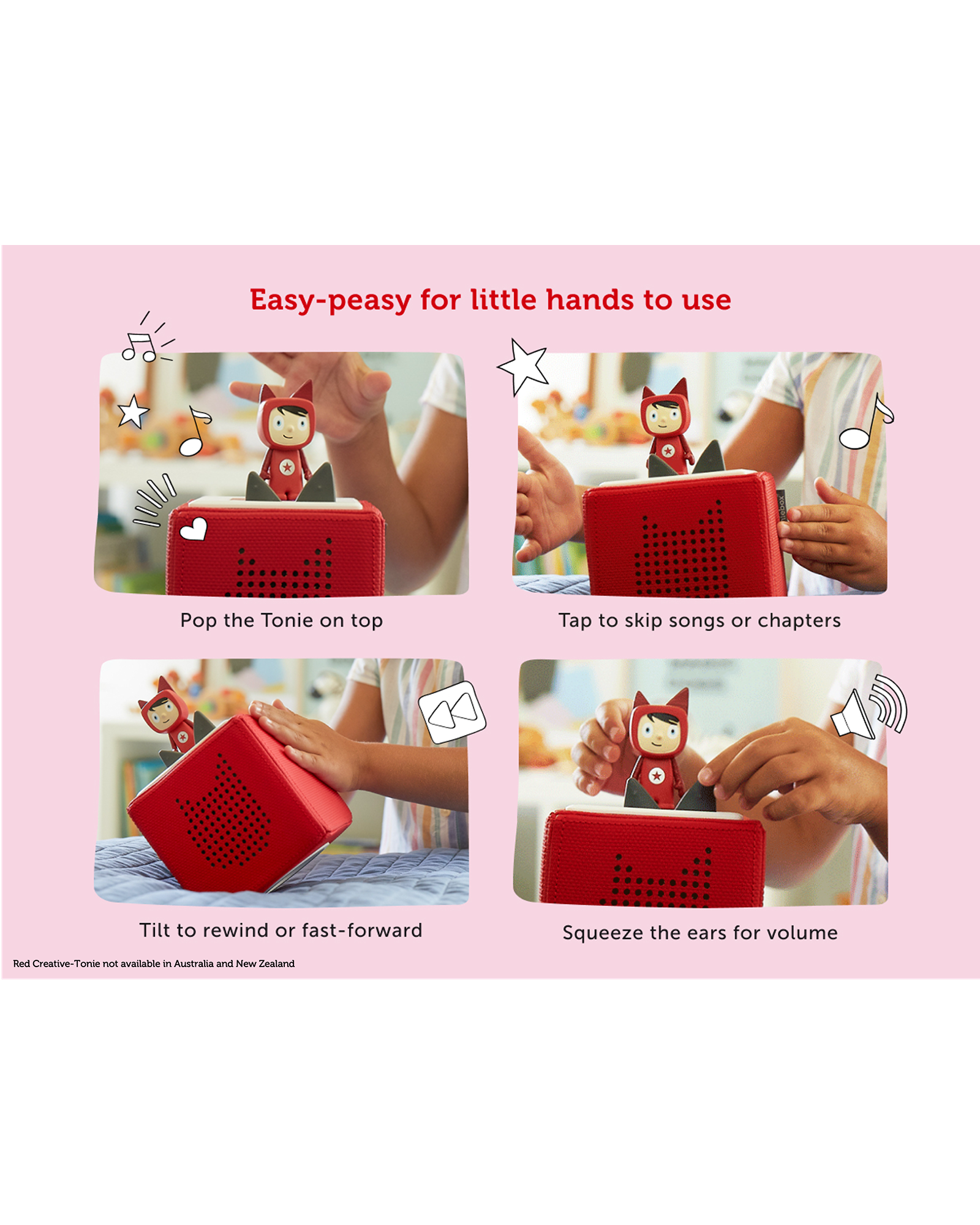Tonies Toniebox Playtime Puppy Starter Set Red