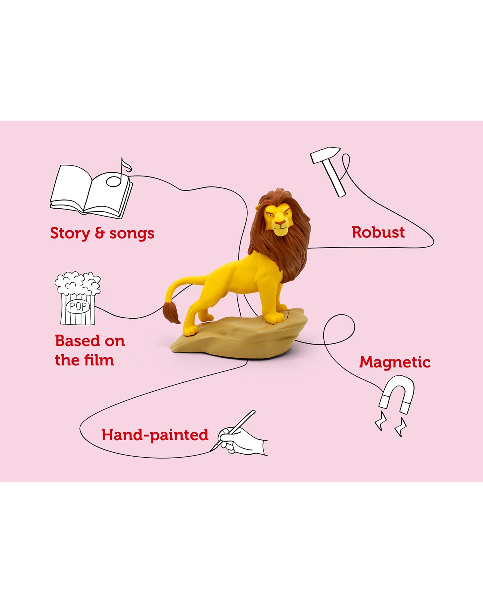 Tonies Disney Lion King Simba Tonie Audio Character