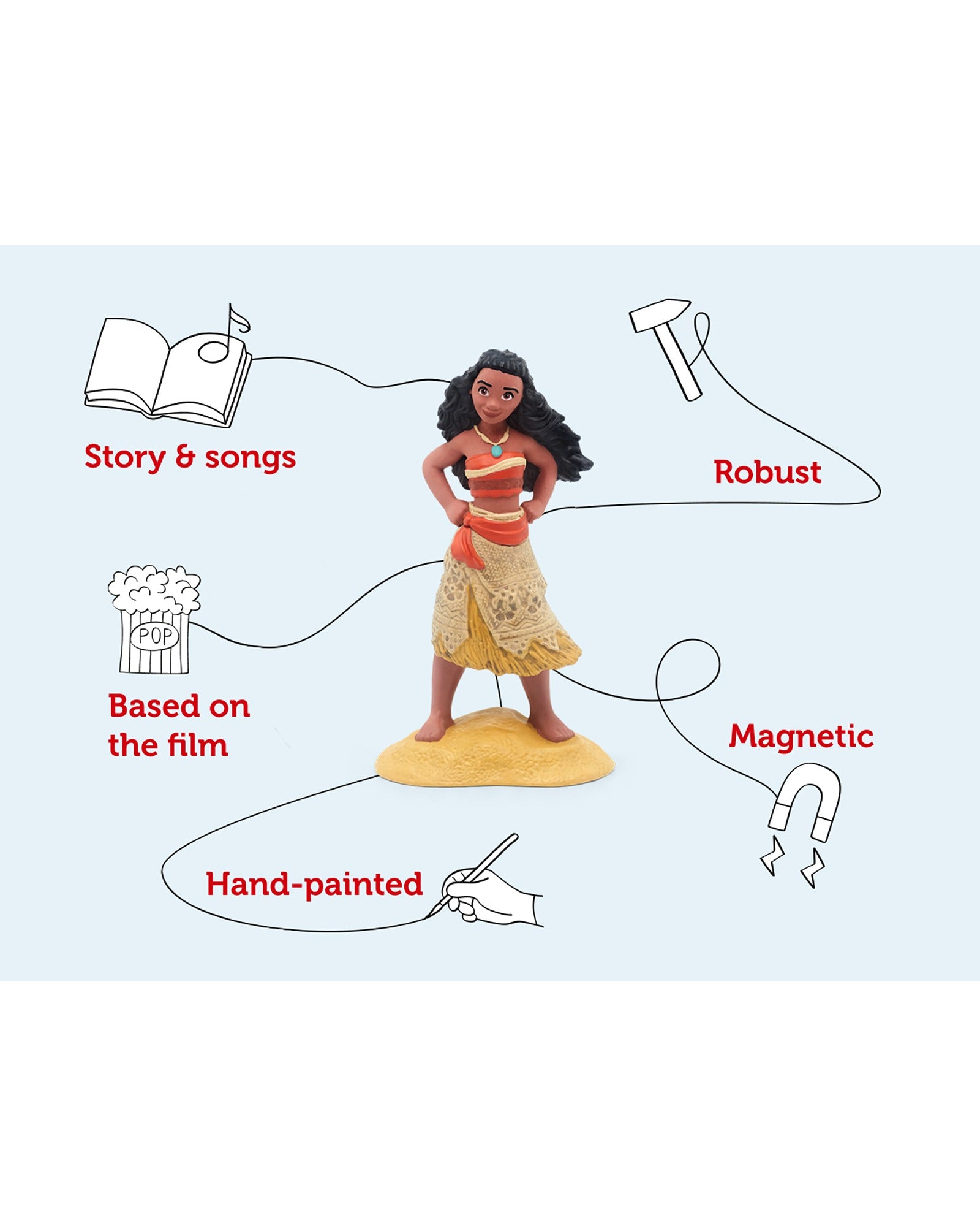 Tonies Disney Moana Tonie Audio Character