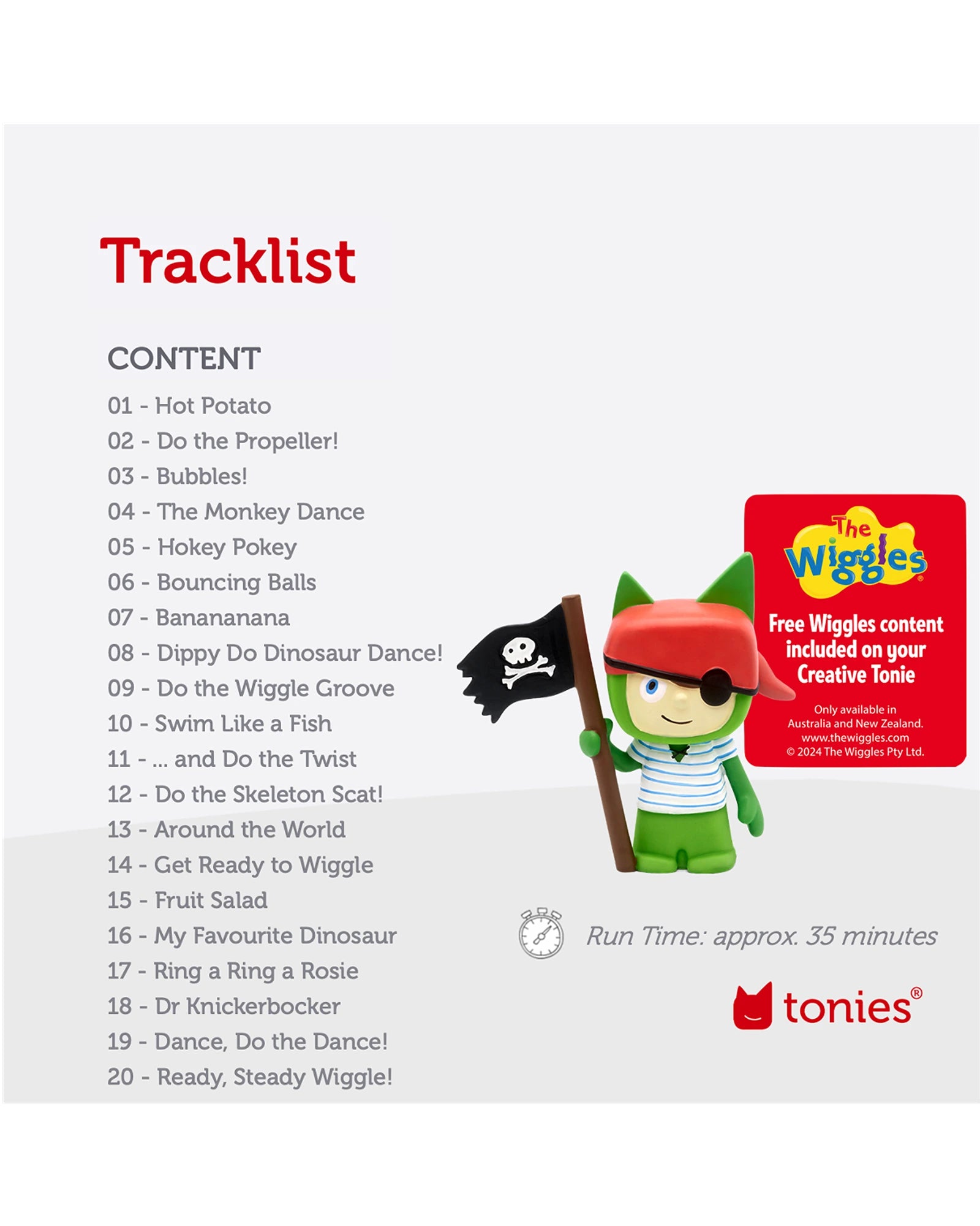 Creative-Tonie x The Wiggles - Pirate Tonie Audio Character