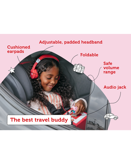 Tonies Foldable Headphones Red