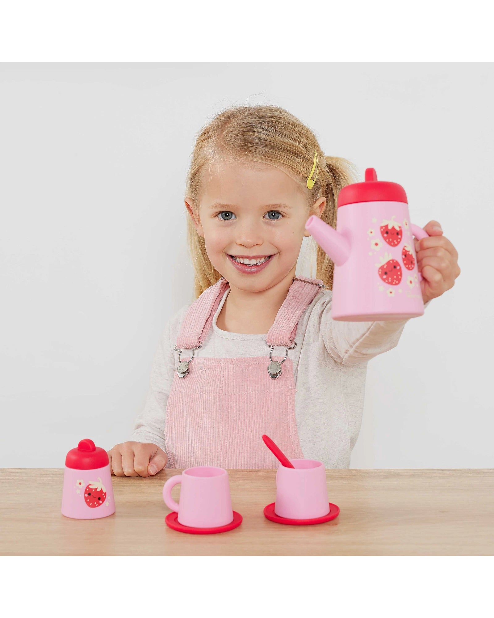 Silicone Tea Set - Strawberry Patch