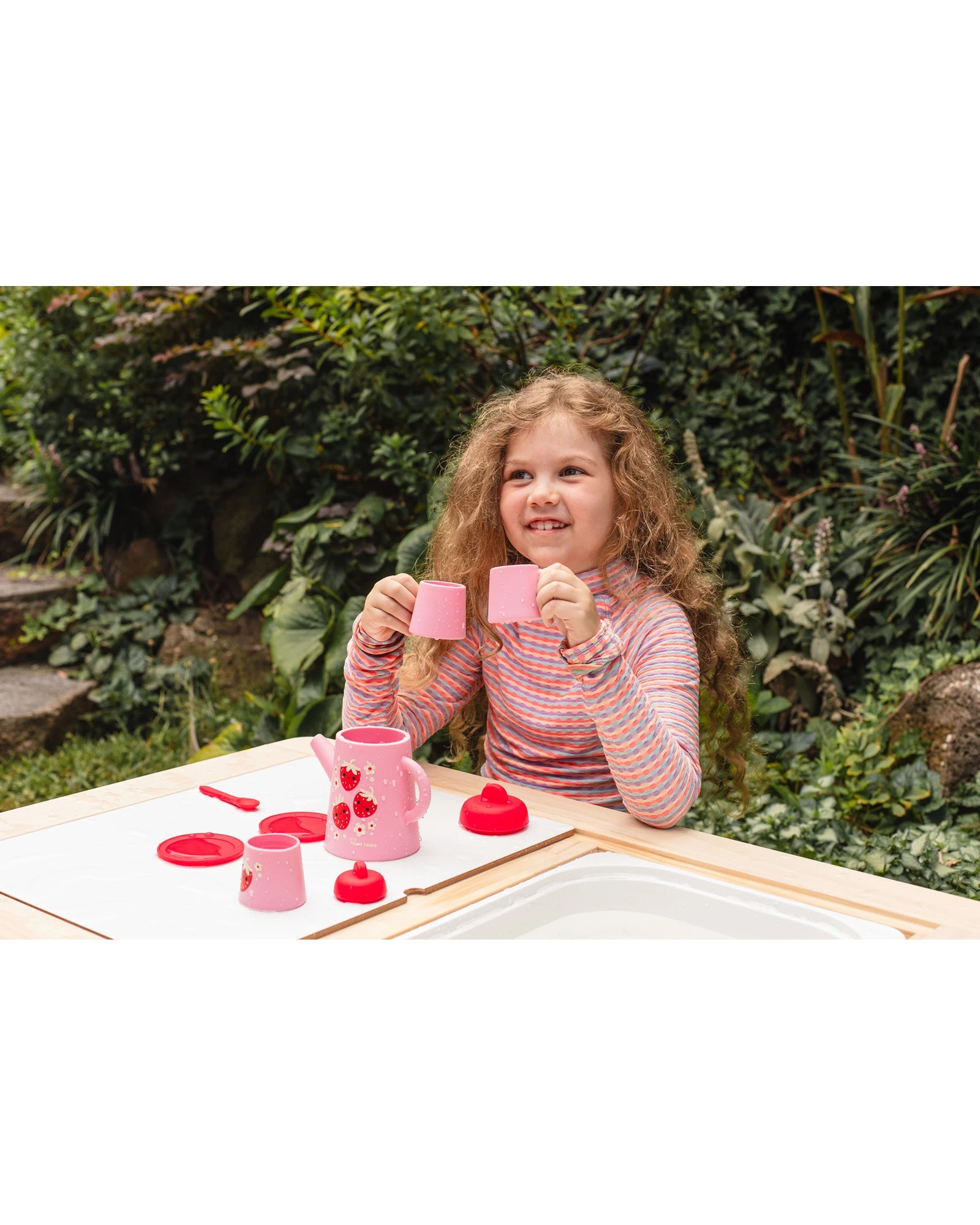 Silicone Tea Set - Strawberry Patch