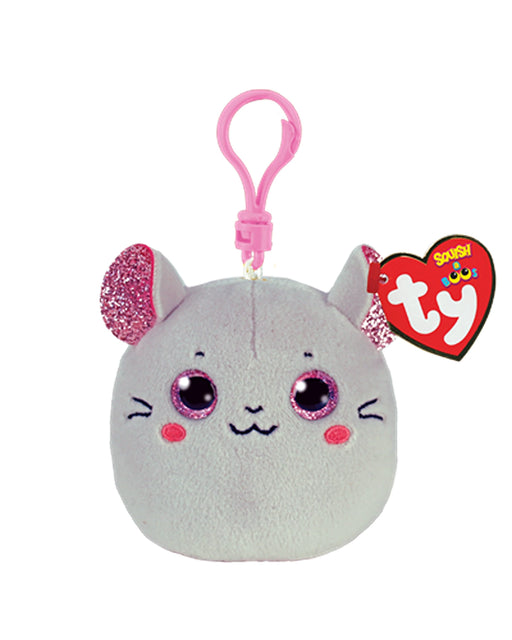 TY Squishy Beanies Clip Catnip Mouse