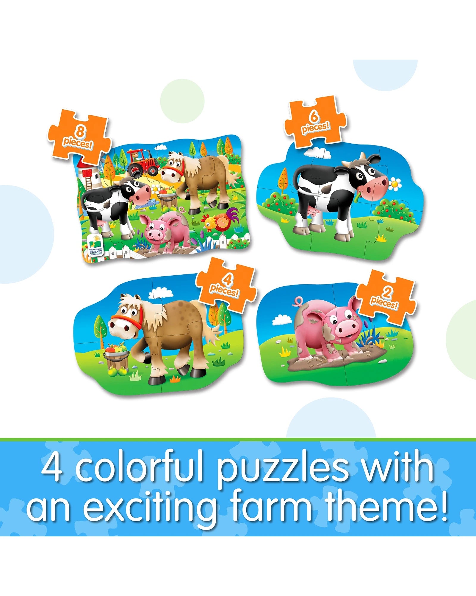 The Learning Journey 4 In A Box Puzzles Farm