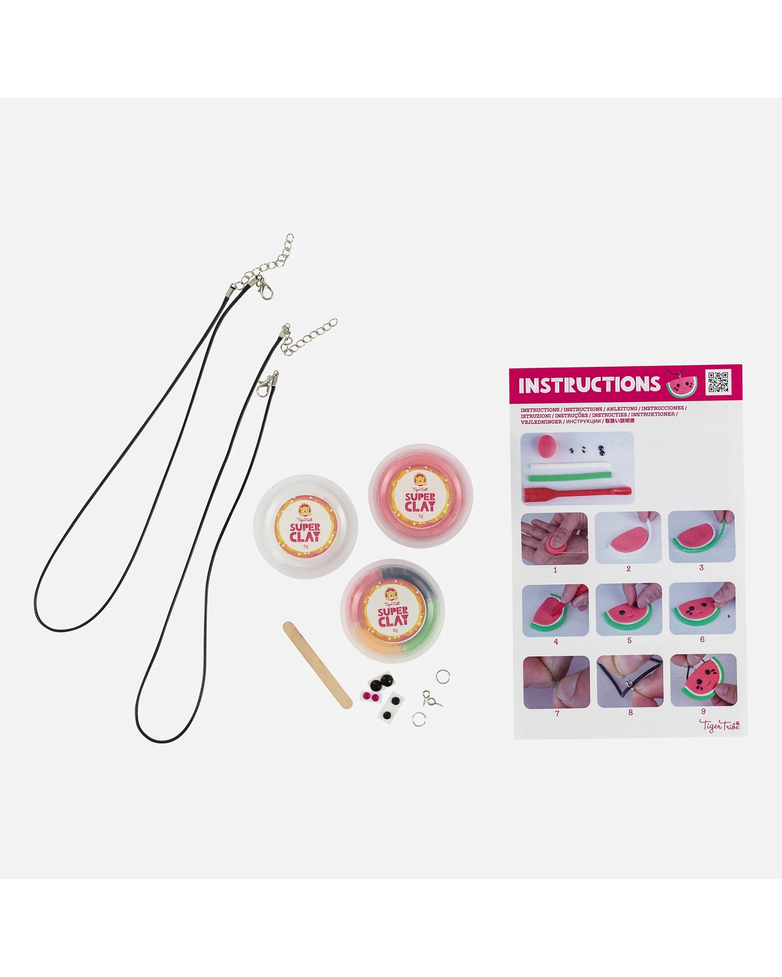 Tiger Tribe Clay Craft Sweeties Necklaces