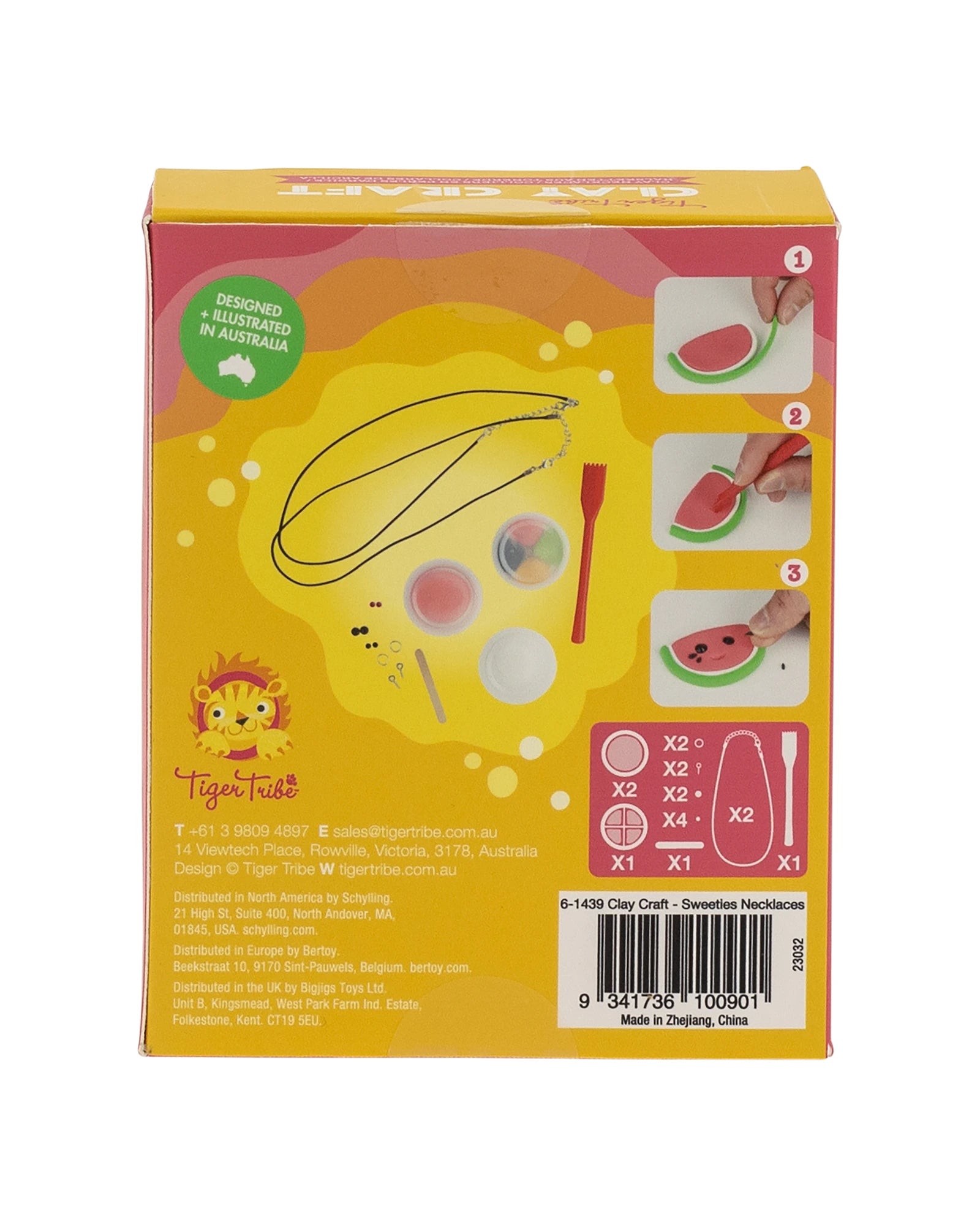 Tiger Tribe Clay Craft Sweeties Necklaces