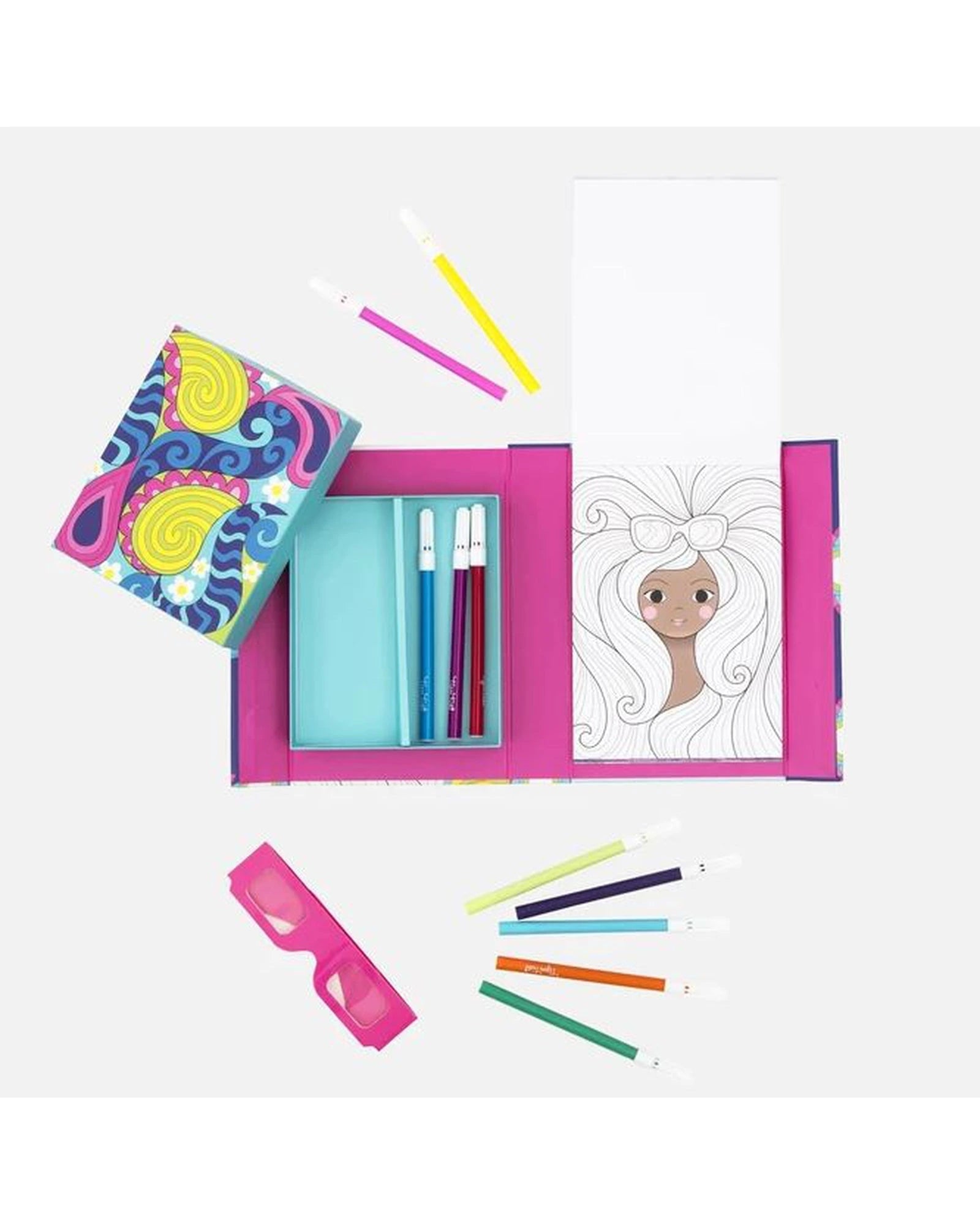 Tiger Tribe 3D Colouring Set Rainbow Dreams