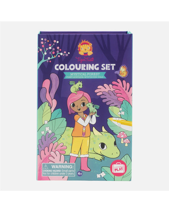 Tiger Tribe Colouring Set Mystical Forest
