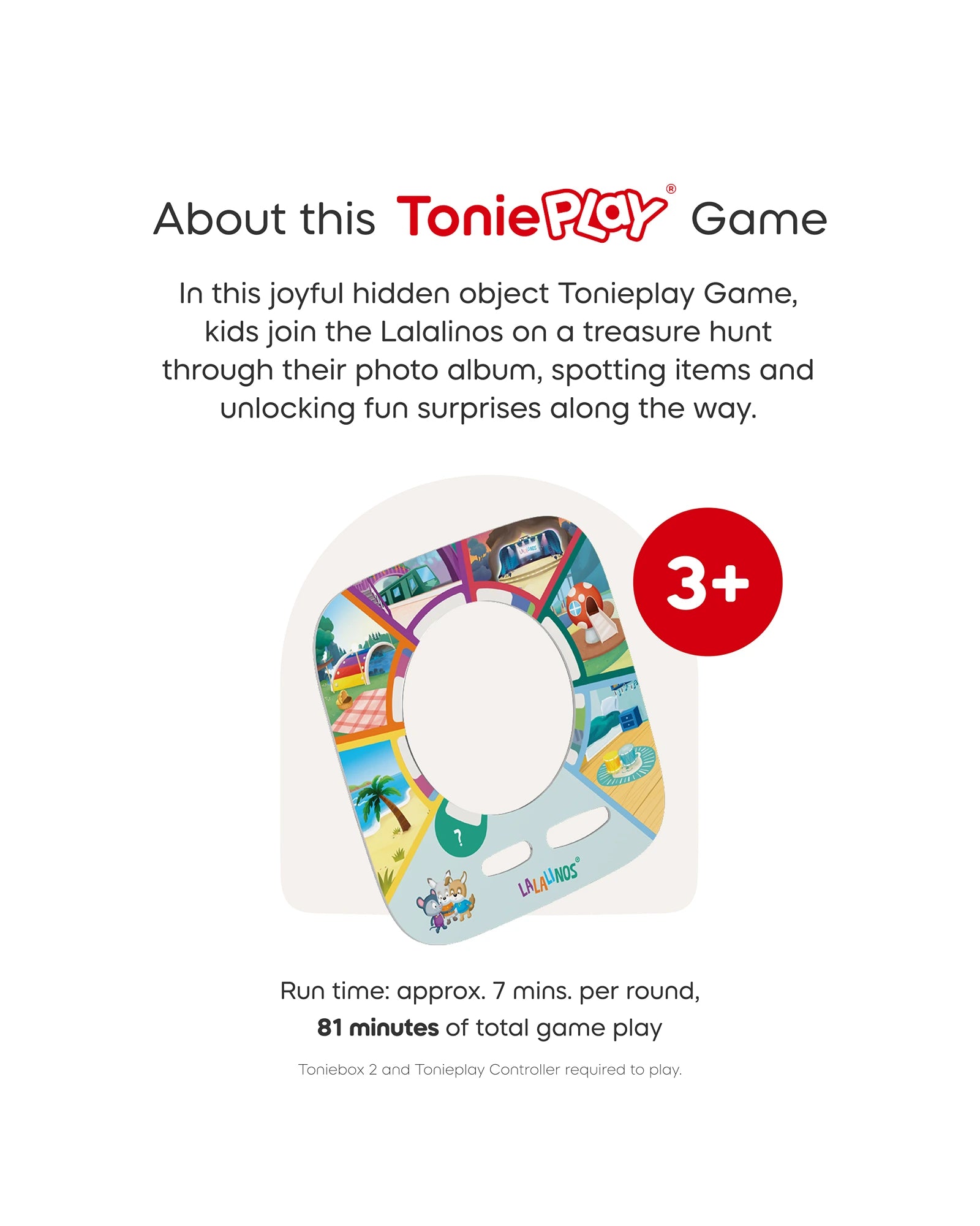 Tonies Lalalinos®: Find the Photo Game