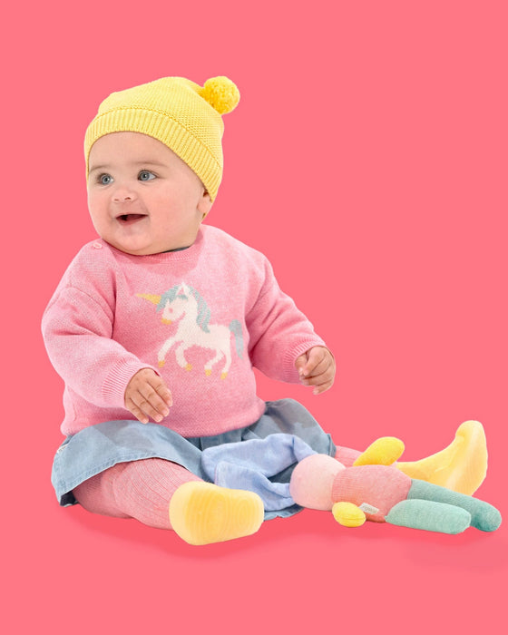 Toshi Organic Beanie Snowy Banana