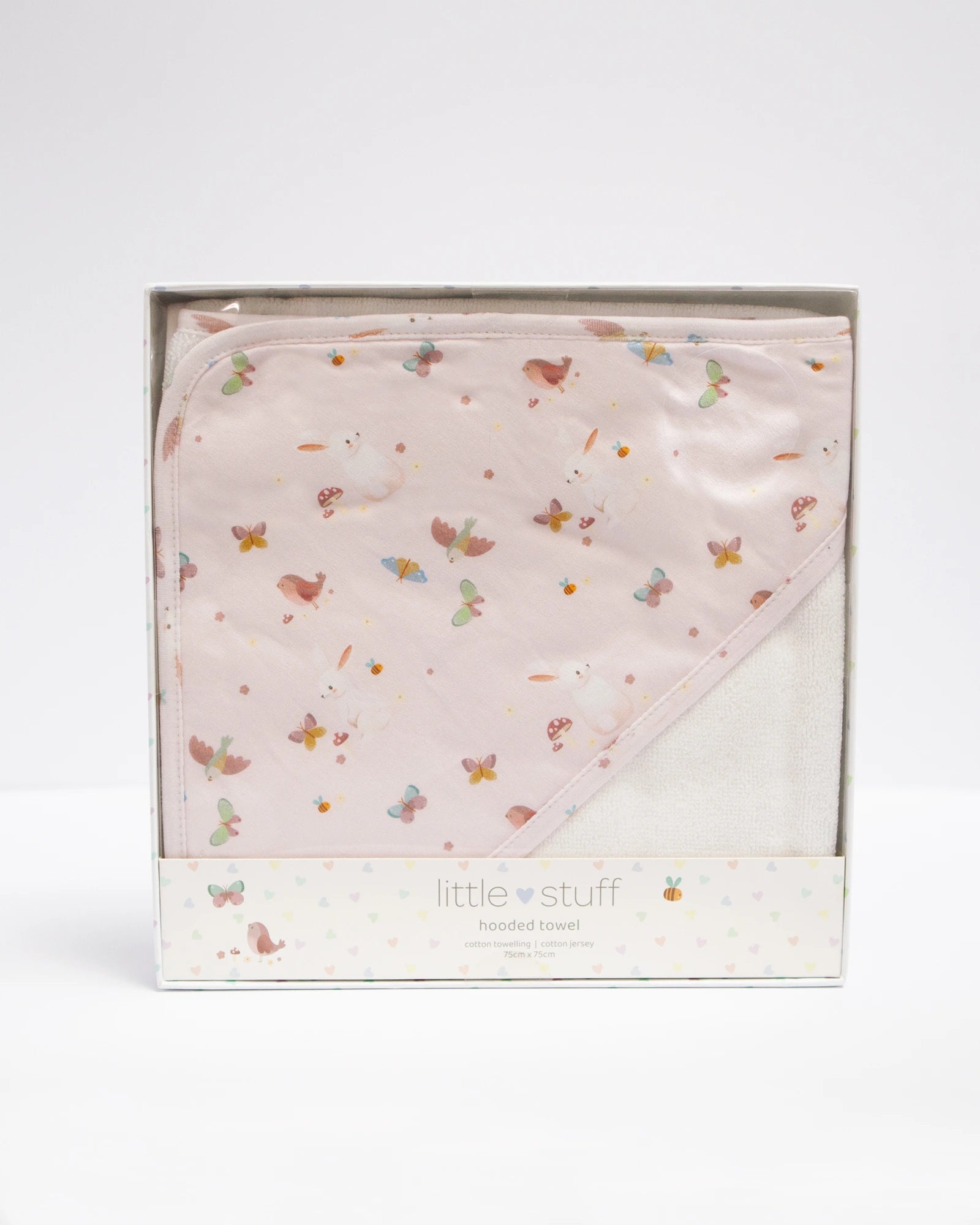 Butterfly Garden Hooded Towel