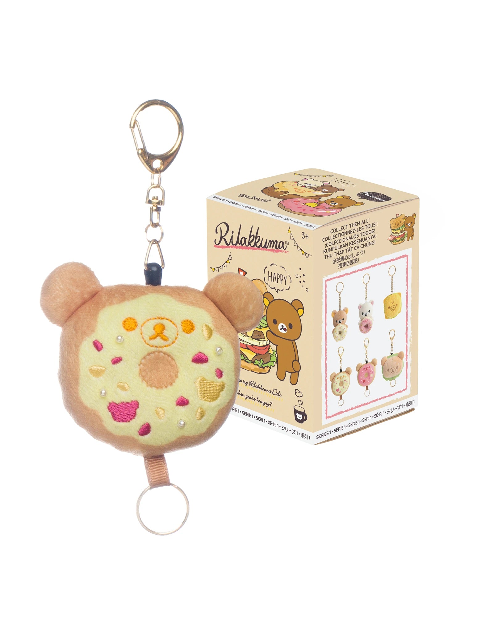 Rilakkuma Deli Keyring Blind Box - Assorted