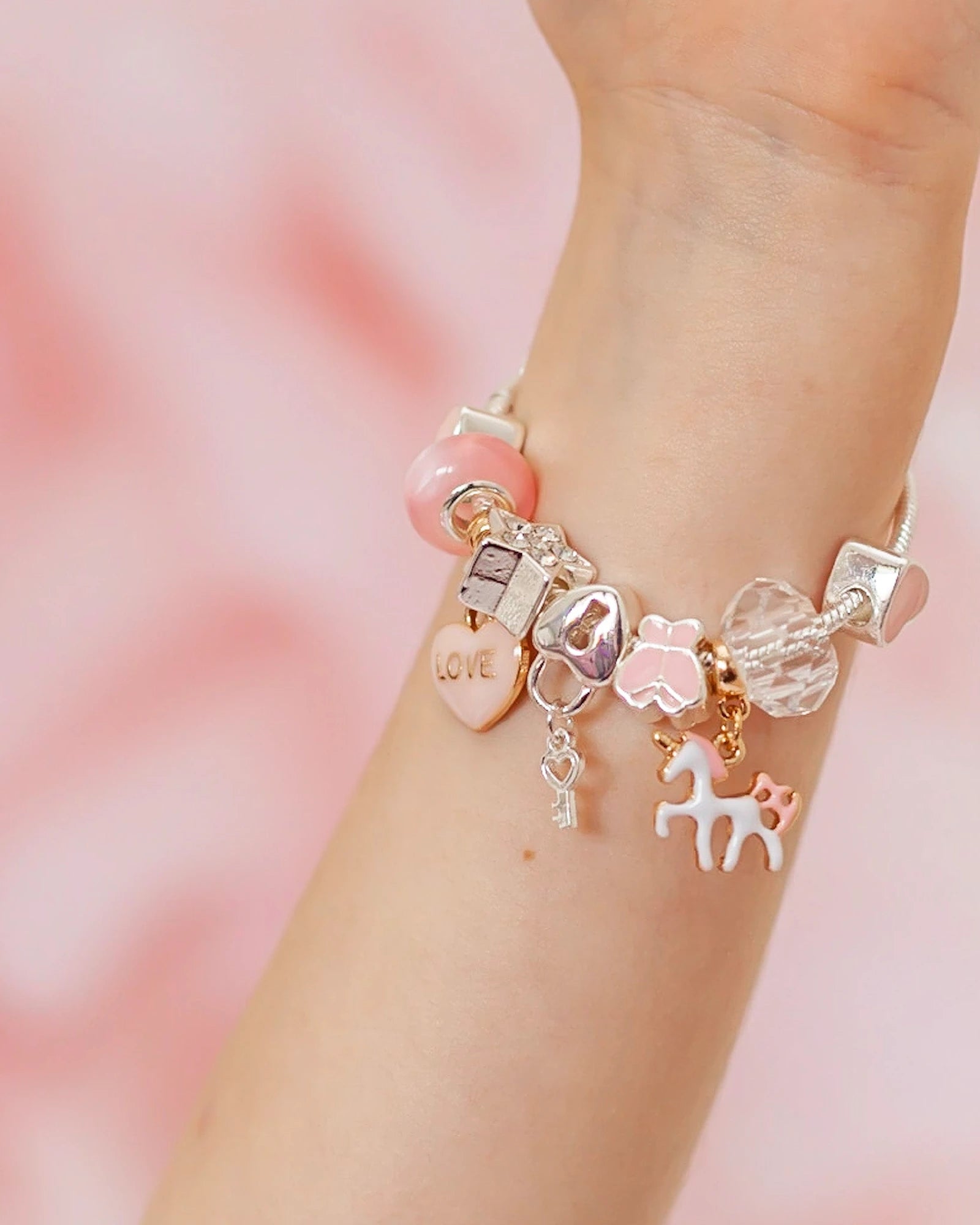Unicorn Charm Bracelet Boxed