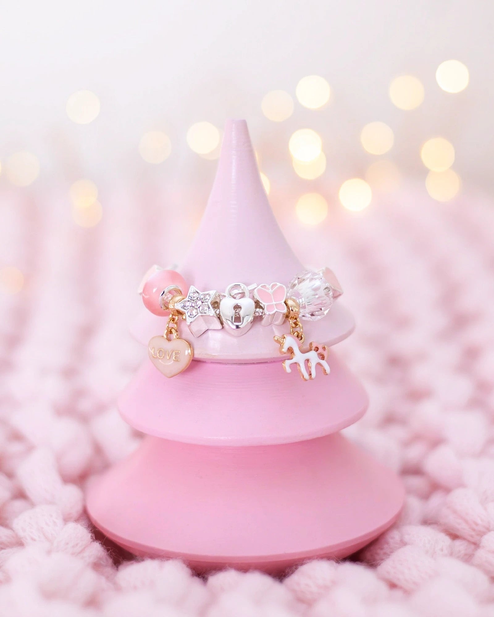 Unicorn Charm Bracelet Boxed
