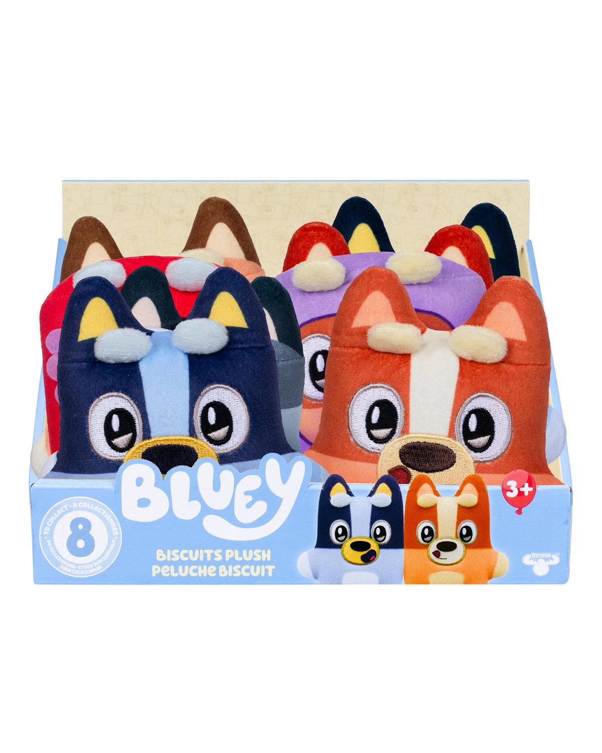 Bluey Biscuits Mini Plush Assorted