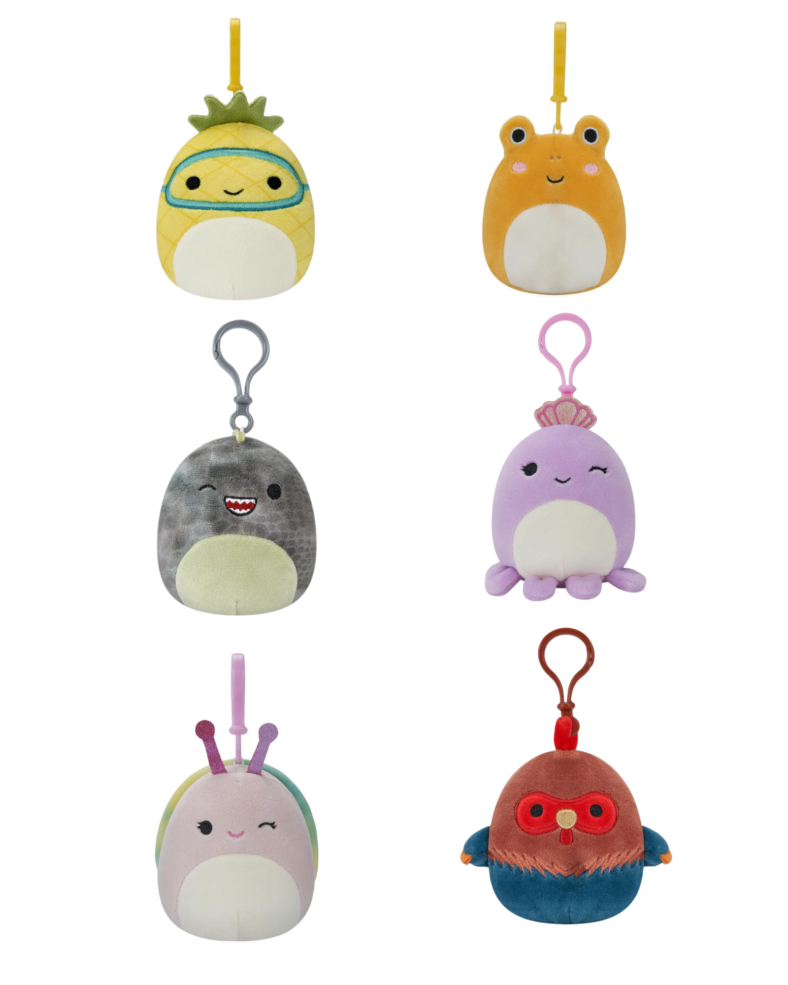 Squishmallows 3.5 Inch Clip Ons - Assorted
