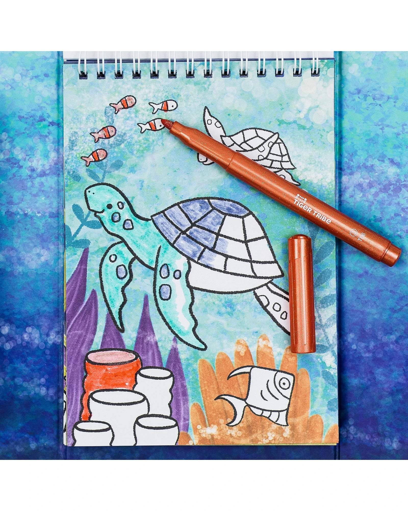 Shimmer Colouring Set - Sea Life