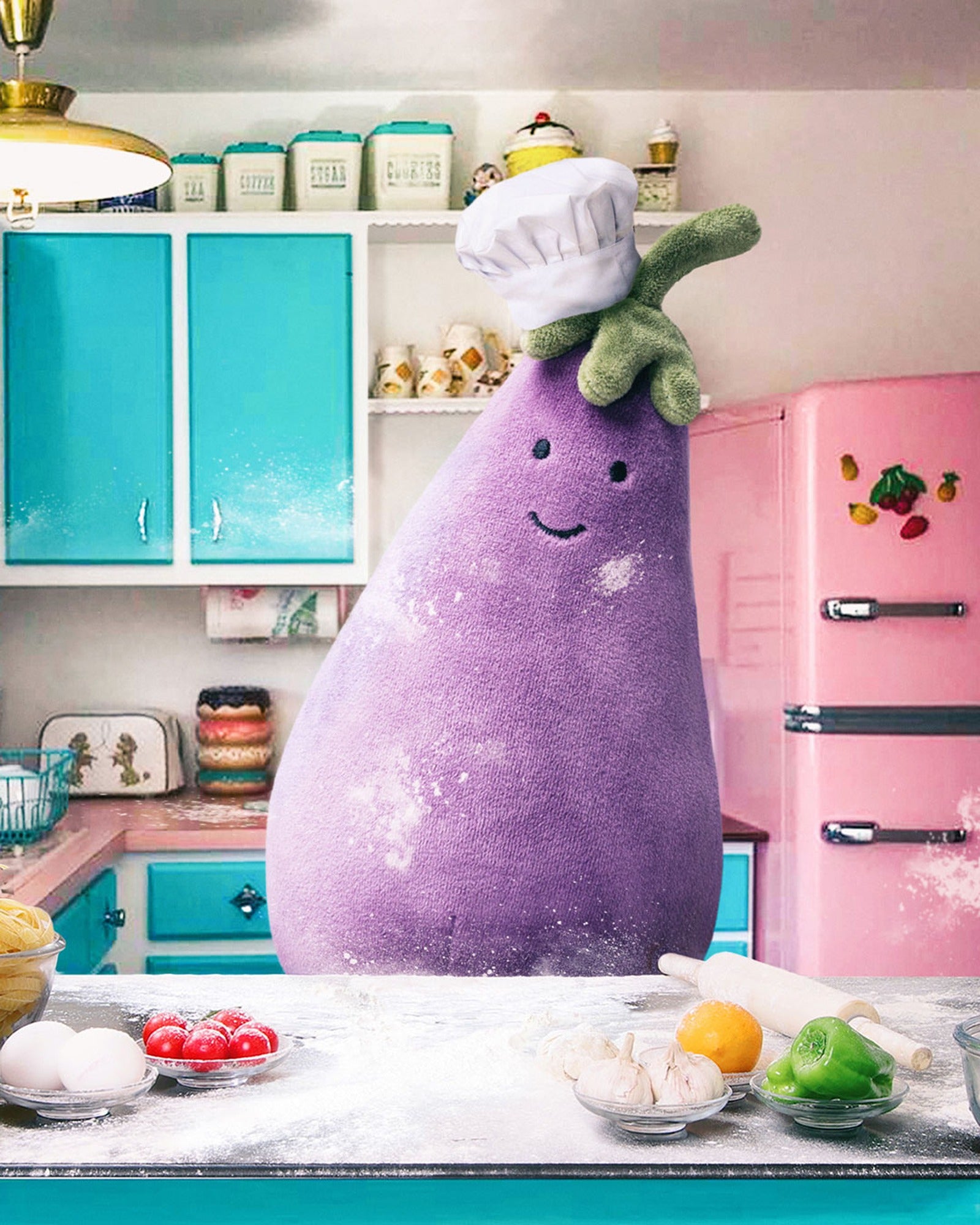 Jellycat Vivacious Vegetable Aubergine Eggplant