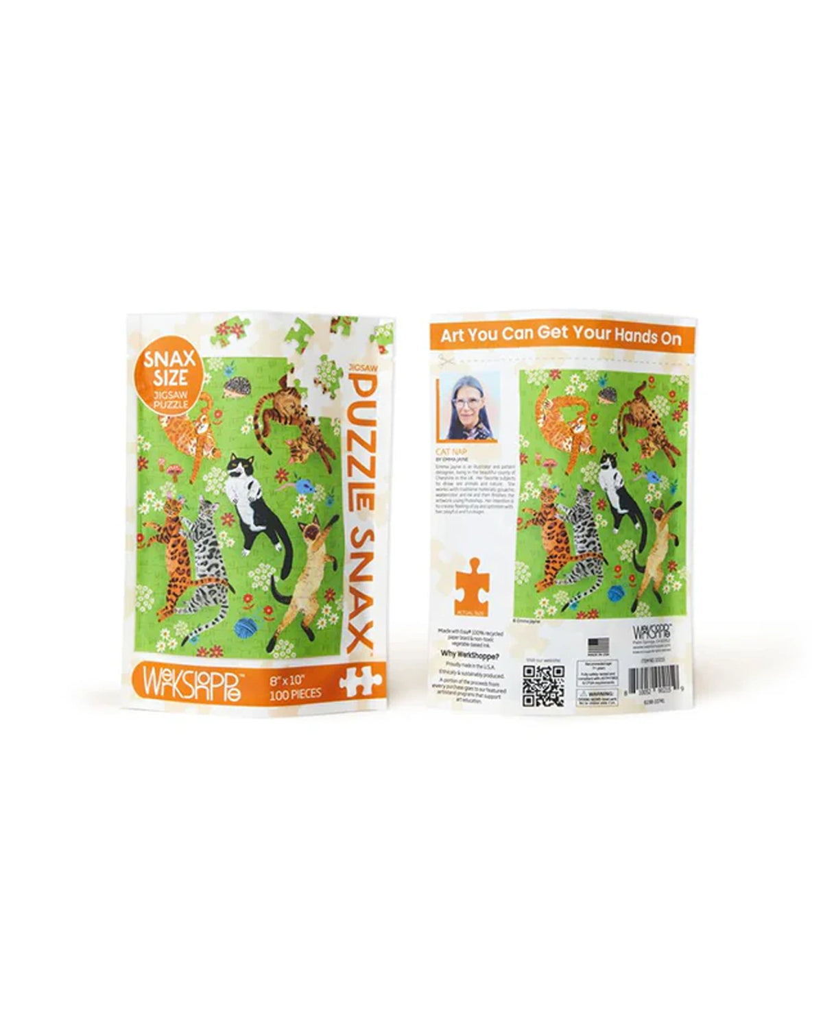 Snax Kidbox Puzzle Snax Cat Nap 100PC – Kidstuff