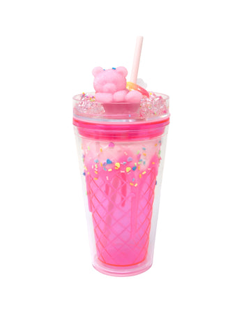 Gummy Bear Drinking Cup Pink